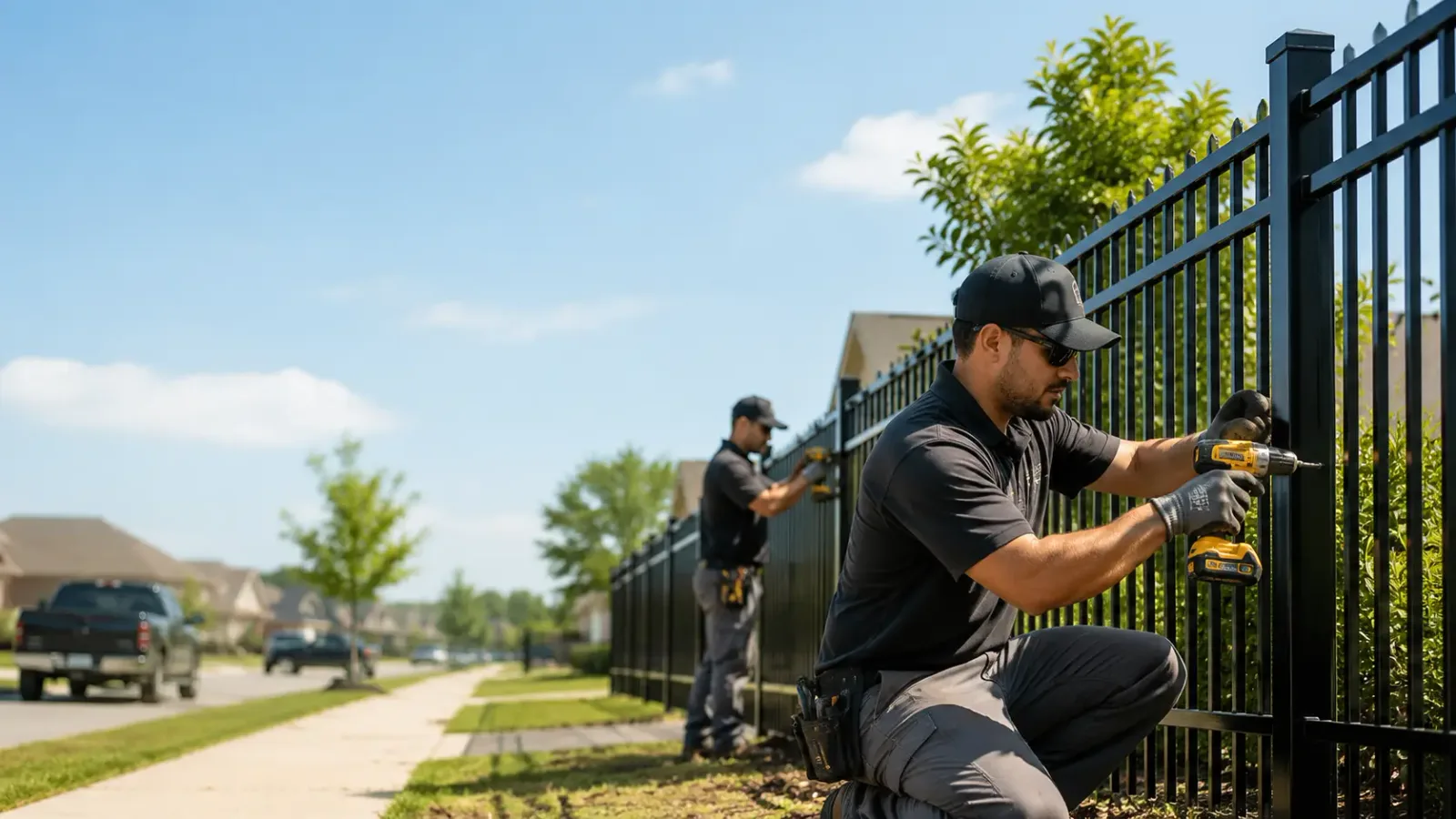 Metal Fence Installation in Hustisford, WI